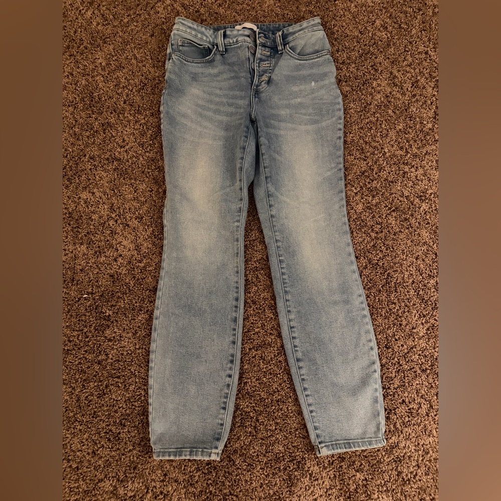 LC Lauren Conrad Light Blue Skinny Jeans